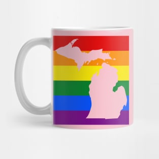 LGBTQ+ Michigan Pride Flag Mug